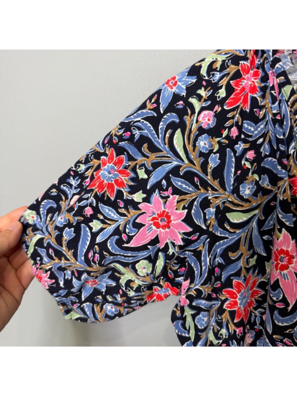 LOFT spring bloom button swing dress size XS - Picture 3 of 7